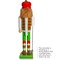 Ornativity Golf Player Christmas Nutcracker – Red and Green Wooden Golfer with Club and Ball Xmas Themed Holiday Nut Cracker Doll Figure Toy Decorations